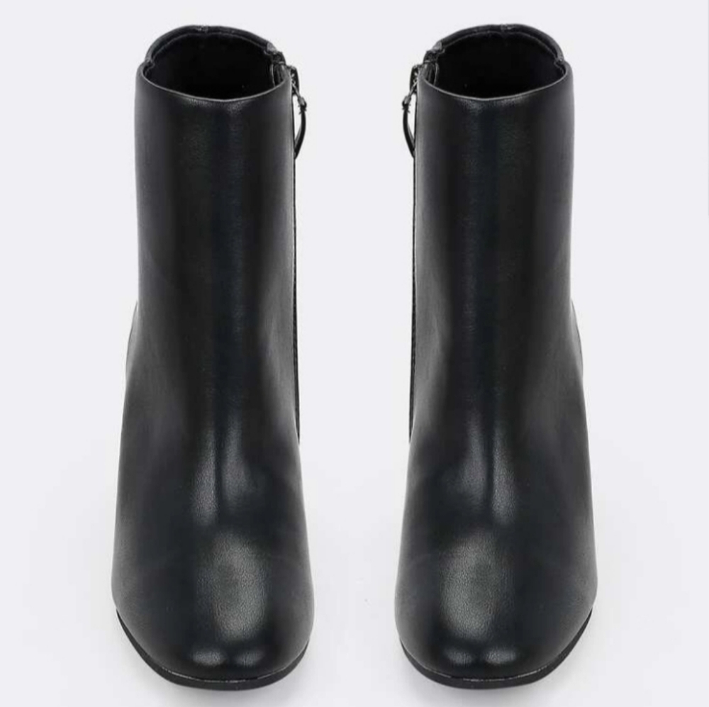 Black ankle boots